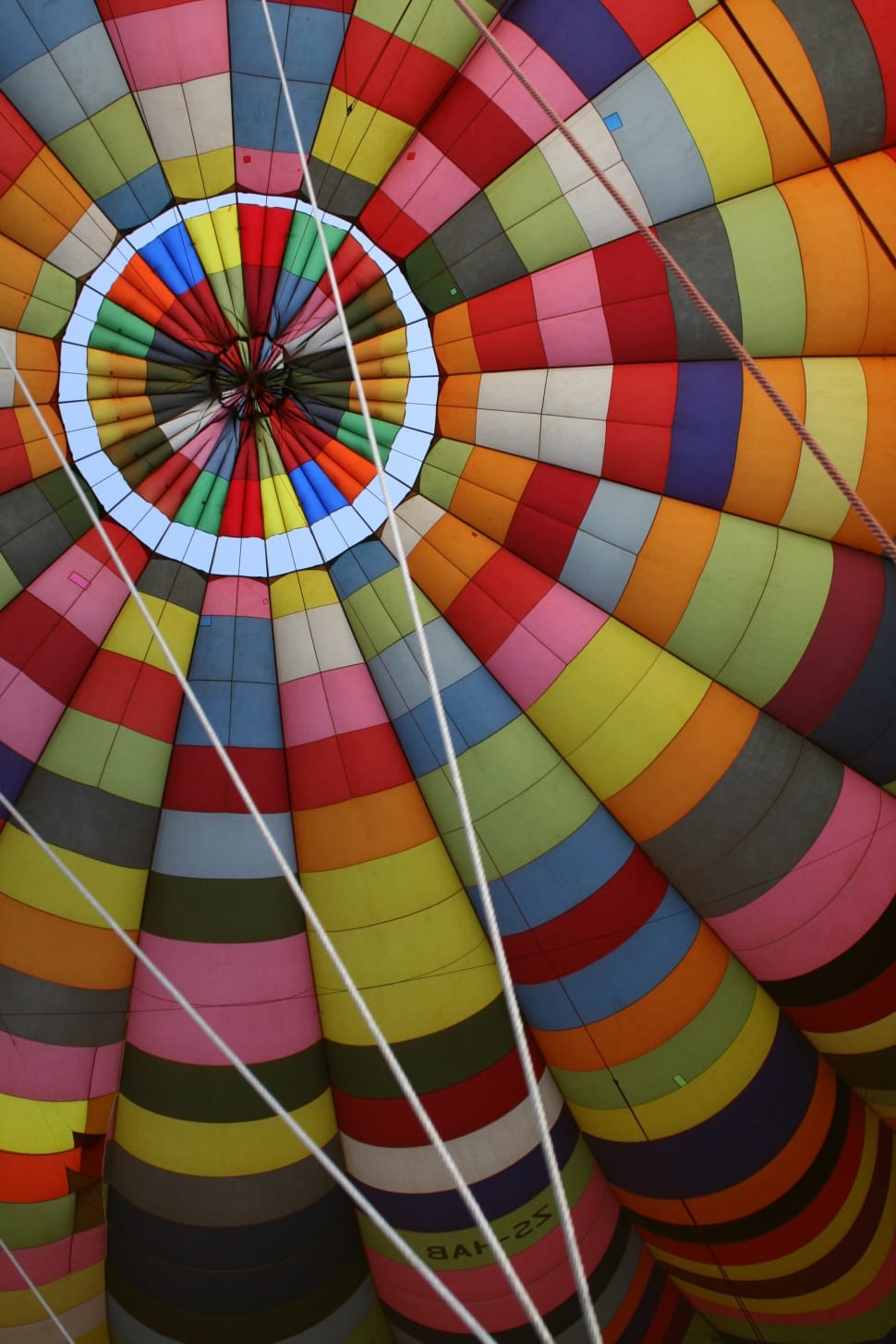 orange pink gray and yellow hot air balloon preview