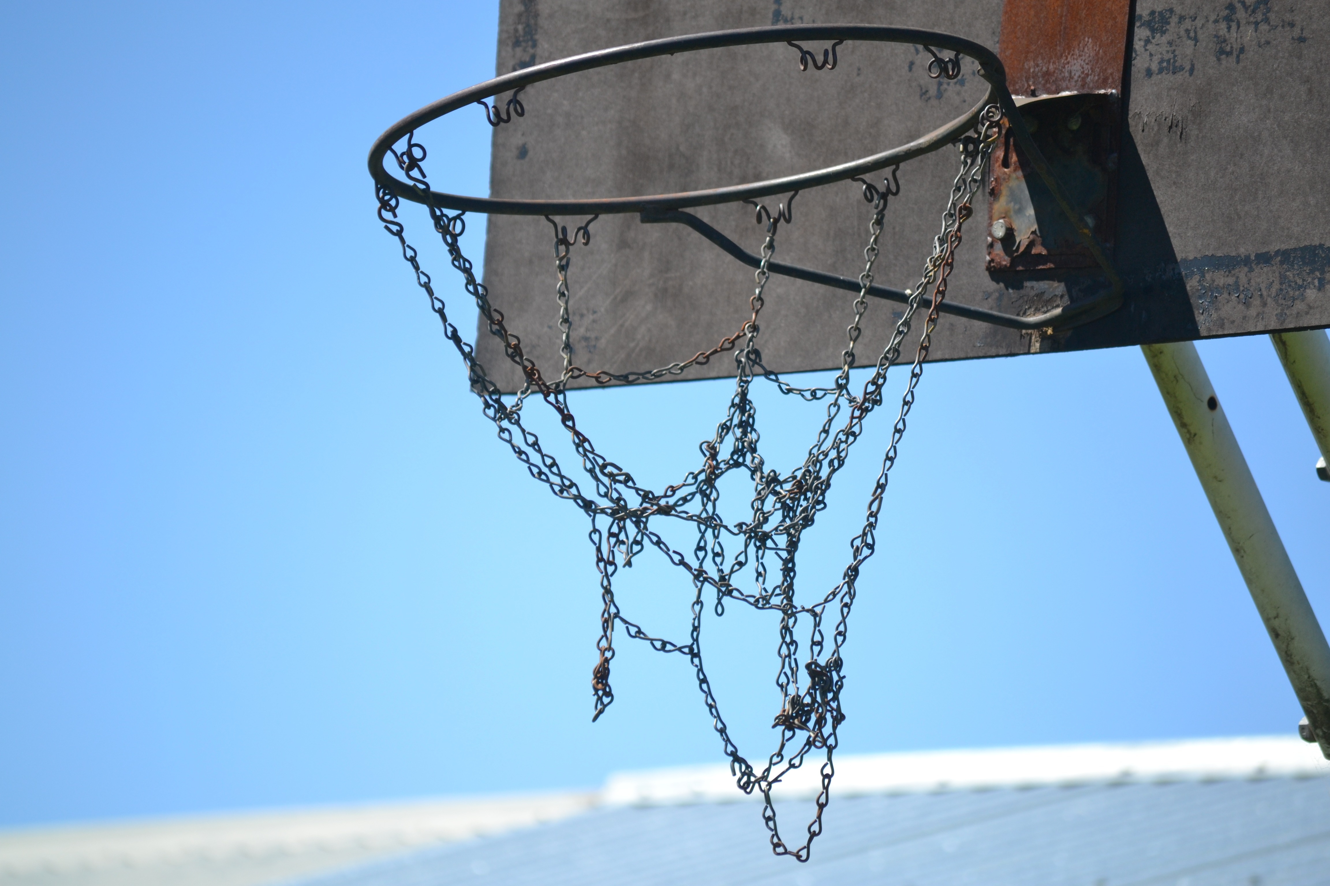 black basketball hoops