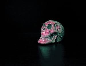 green and red skull decor thumbnail