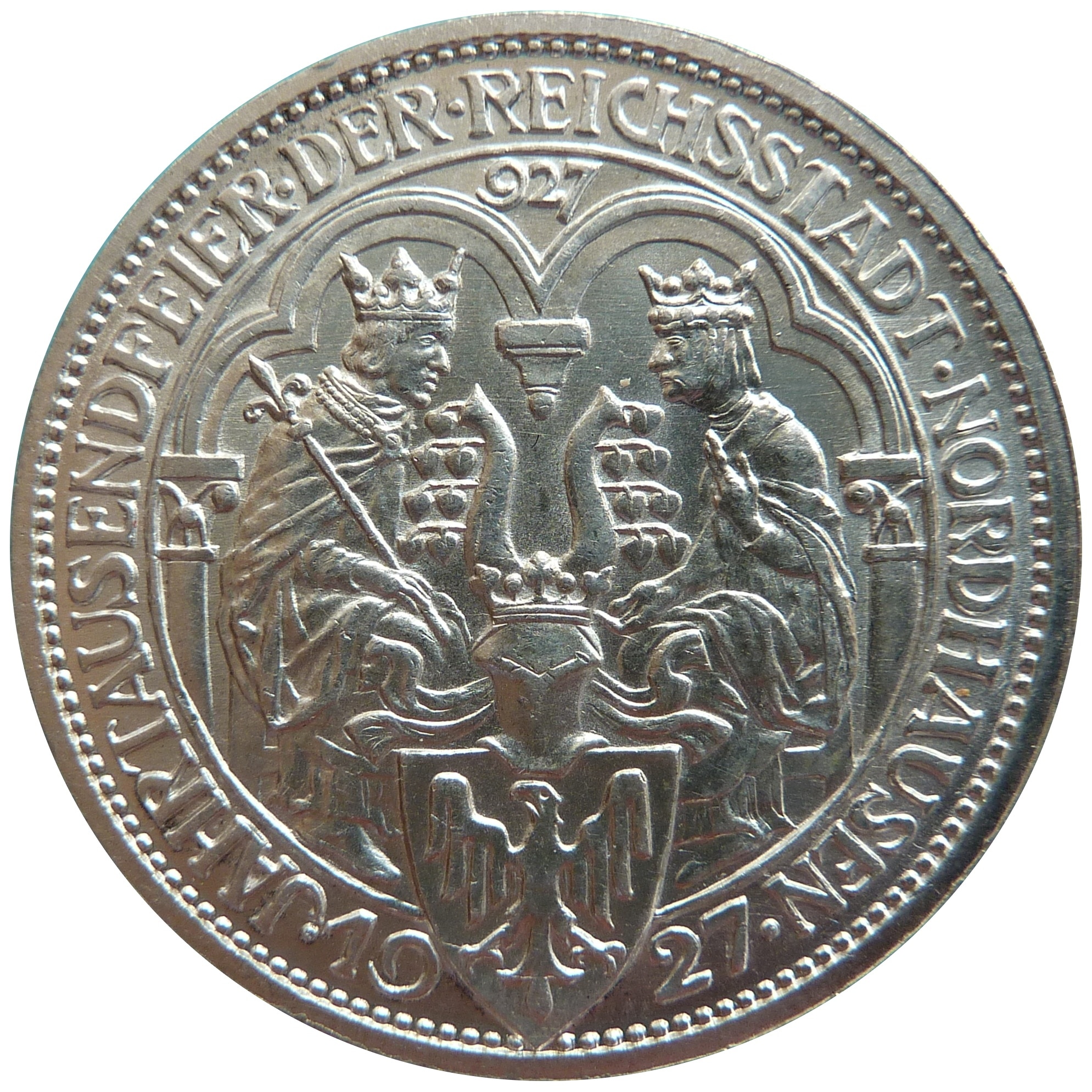 silver round coin