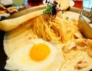 egg with pasta dish thumbnail