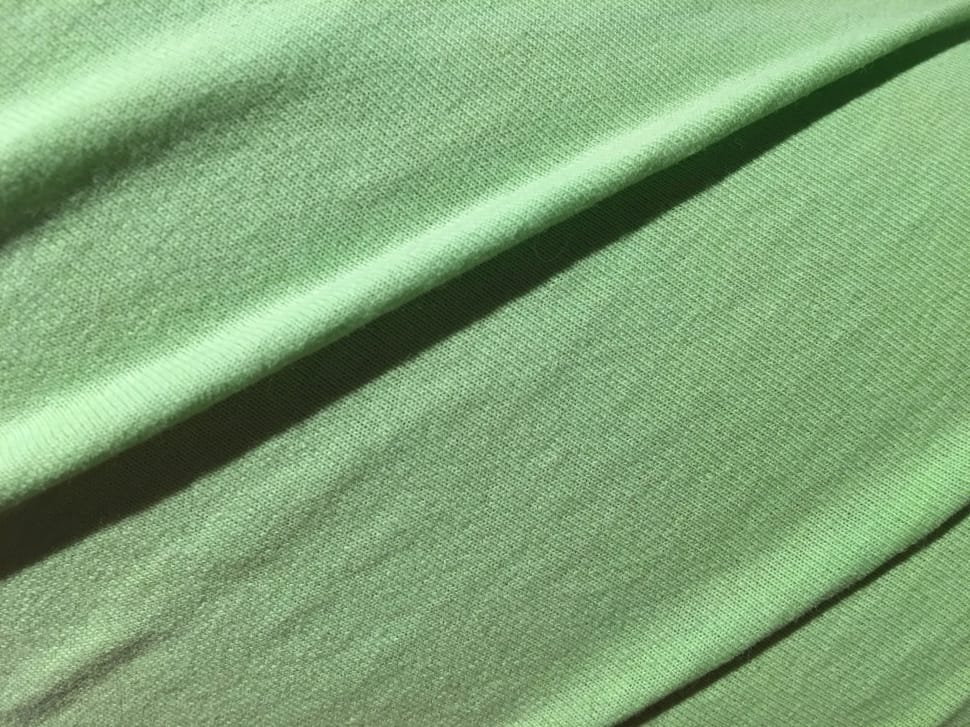green textile preview