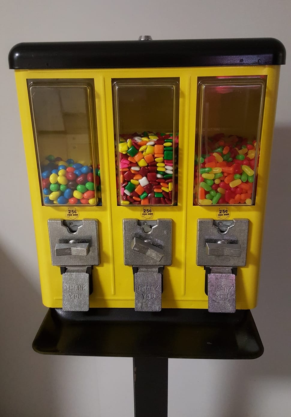 yellow and black candy dispenser preview