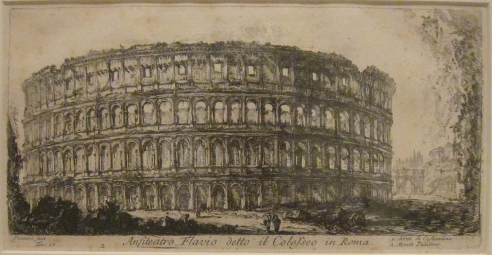 roman coliseum painting preview