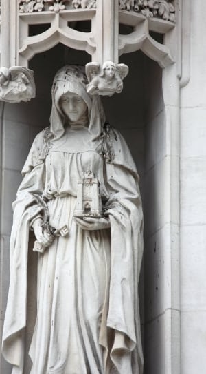 gray concrete religious statue thumbnail