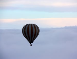 red and white striped hot air balloon thumbnail