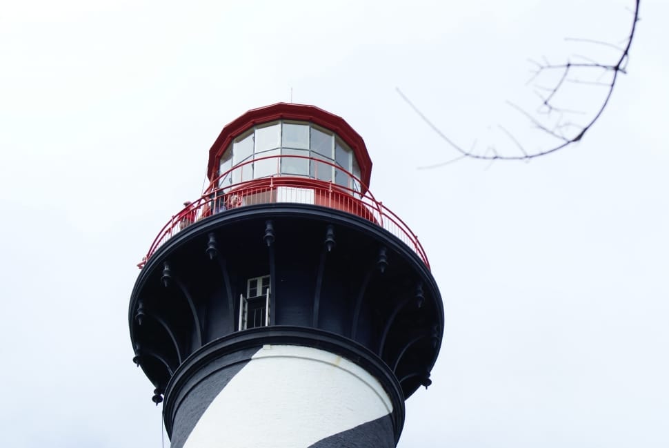 white and red lighthouse preview