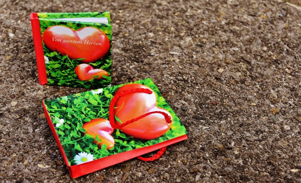 green and red plastic bag preview