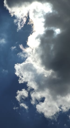 white clouds under blue sky thumbnail