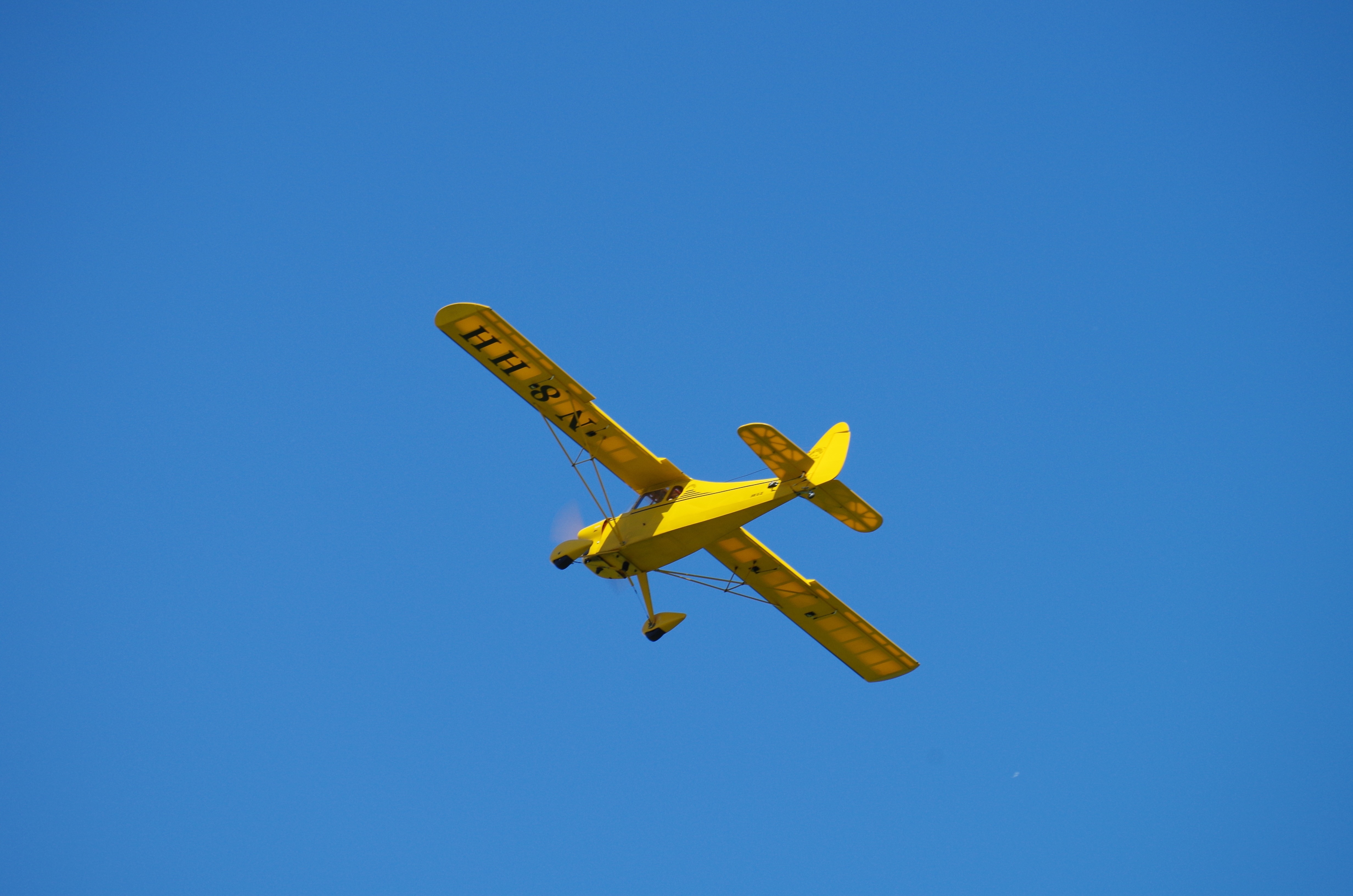 yellow airplane