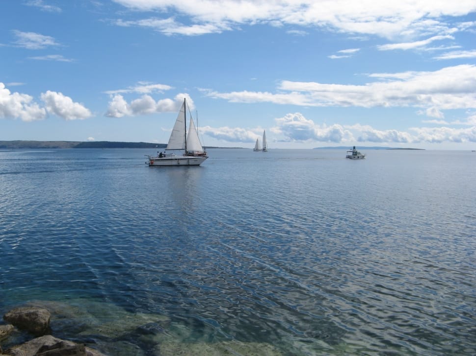 sailboat in the distance