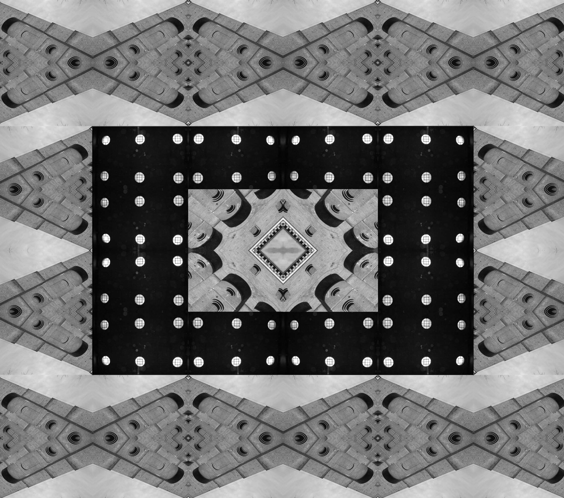 black and grey rectangular illustration