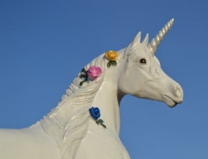 white unicorn statue thumbnail