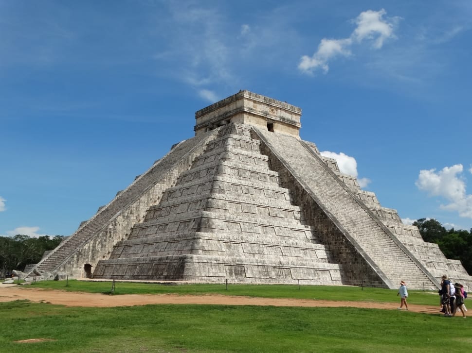 gray concrete pyramid form preview