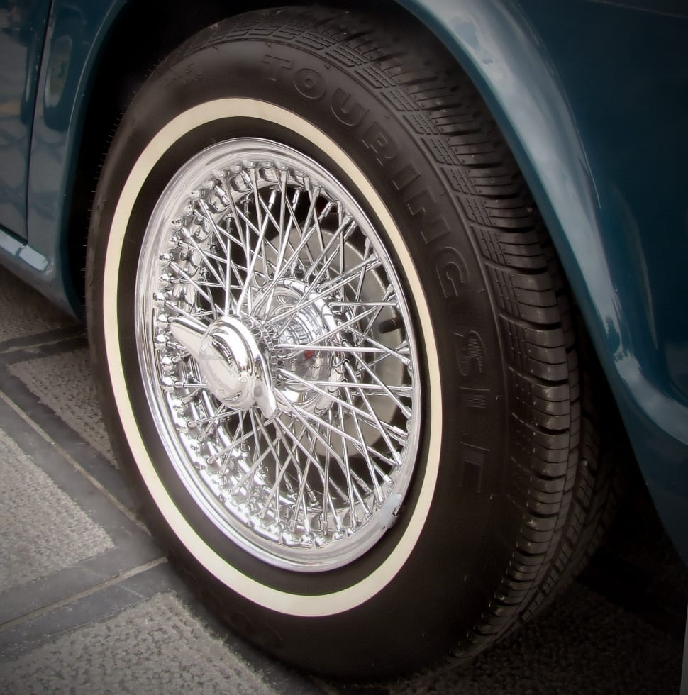 silver chrome car wheel preview