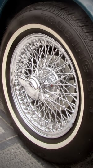 silver chrome car wheel thumbnail