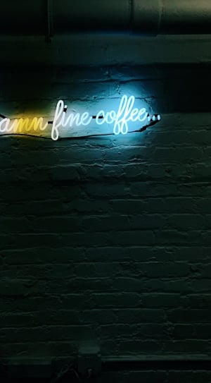 damn fine coffee neon lighted signage turned on thumbnail
