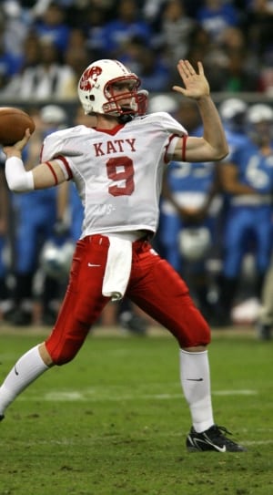 white and red katy 9 football jersey thumbnail