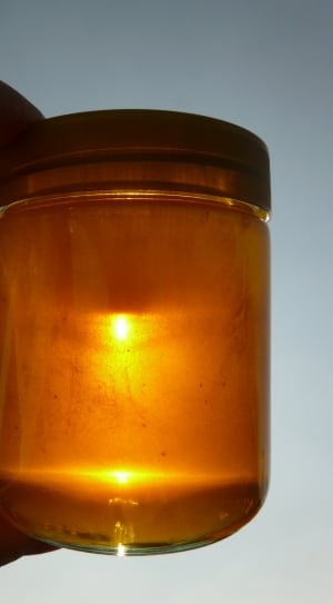 amber glass container with lod thumbnail