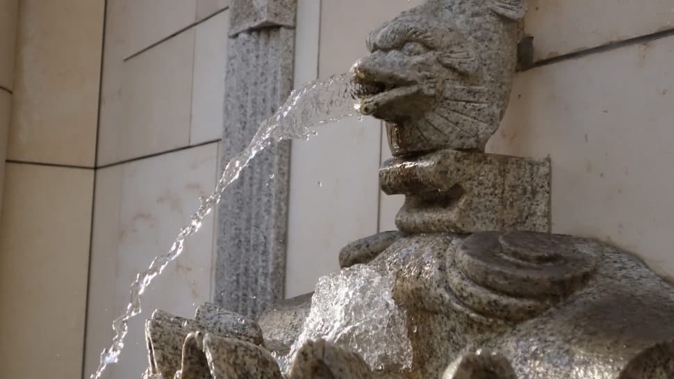 gray water fountain preview