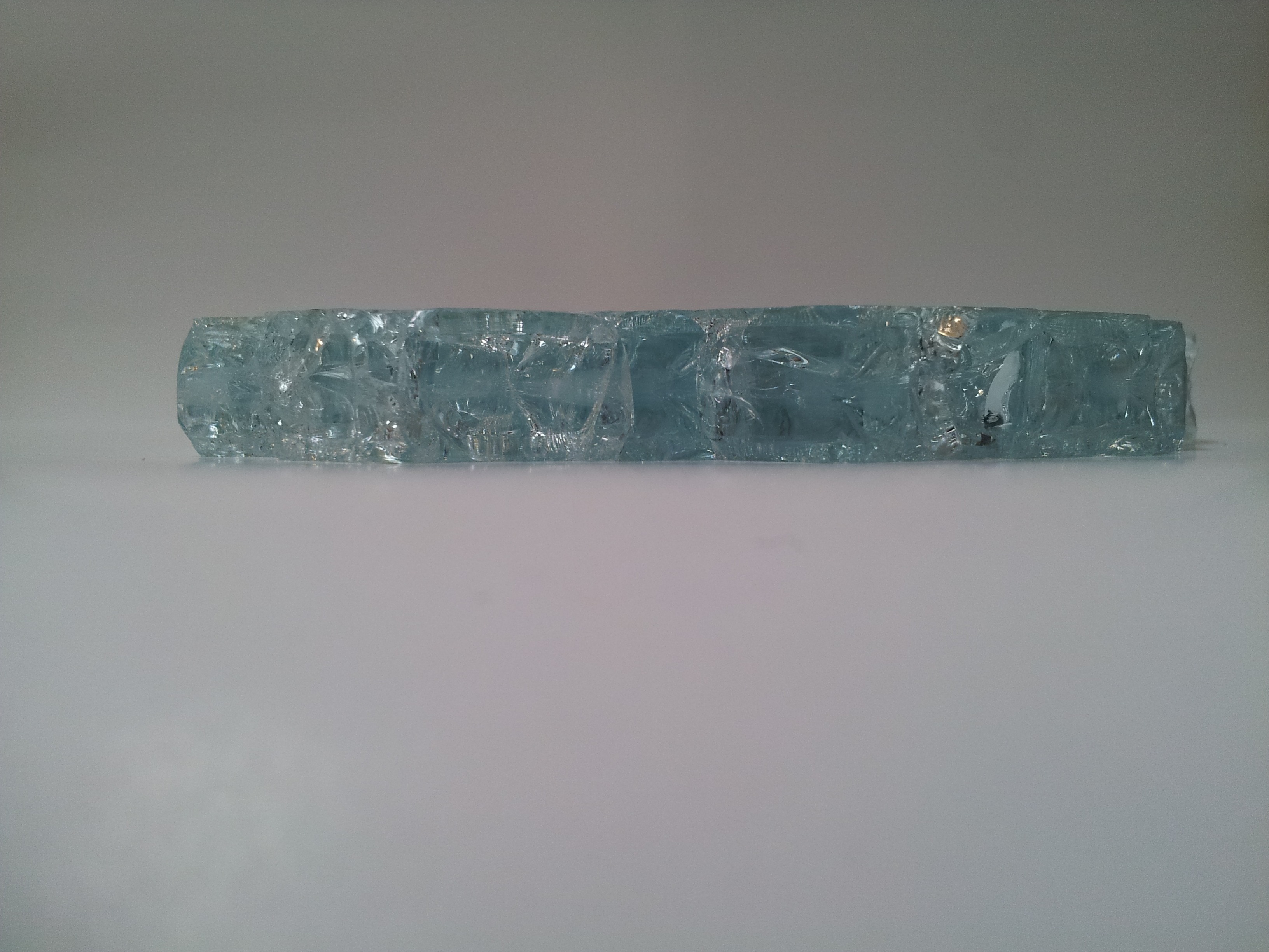blue glass fragment