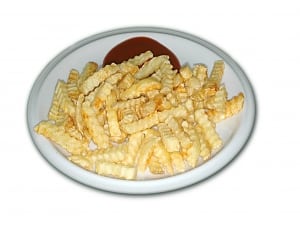 brown fries with ketchup thumbnail