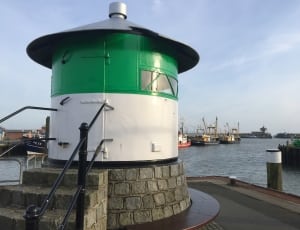 white and green lighthouse thumbnail