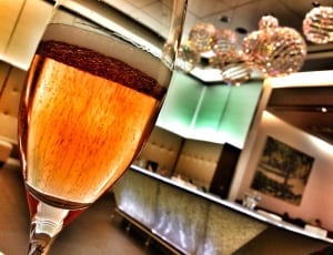 photograph of champagne in champagne glass thumbnail