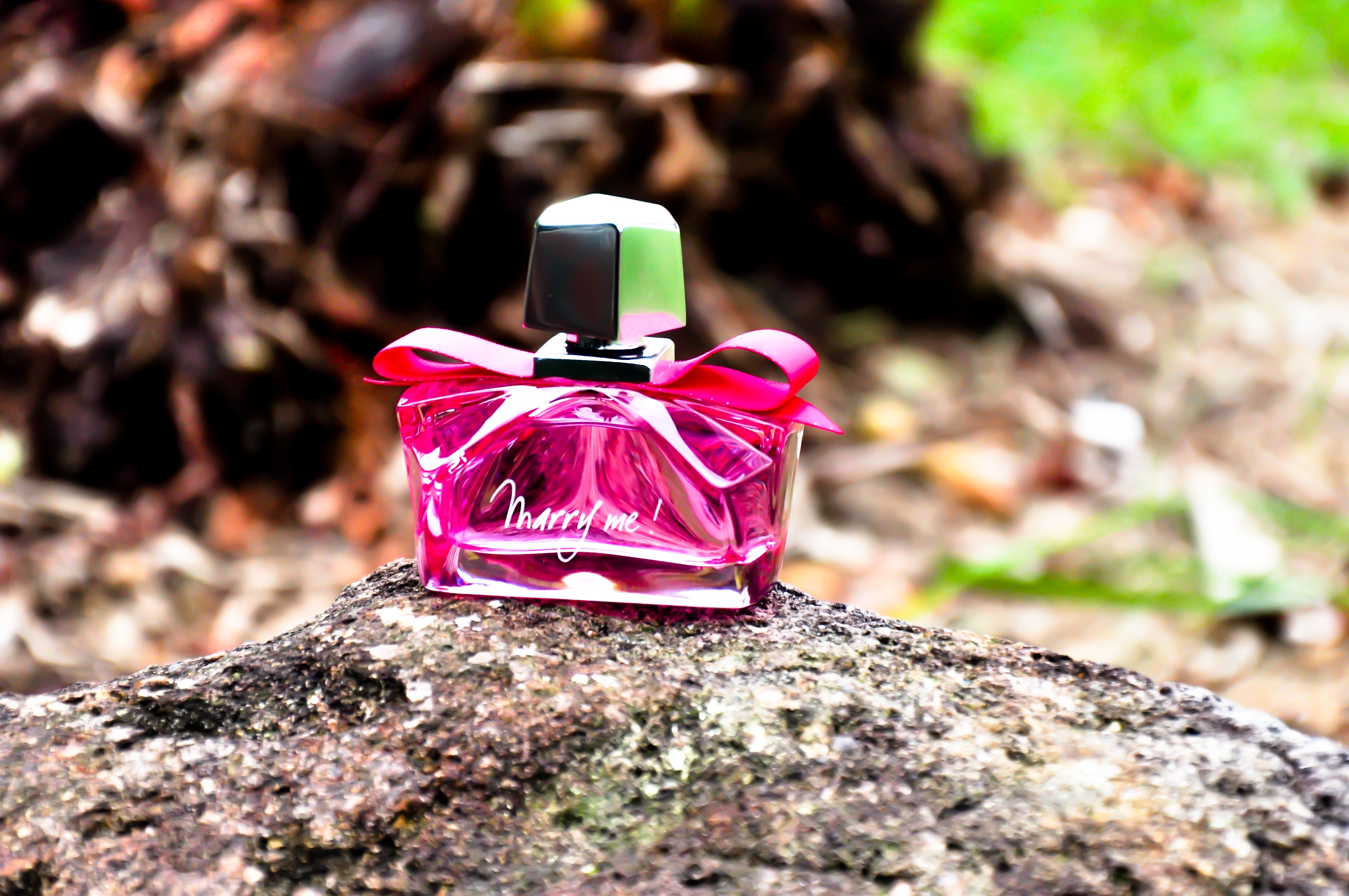 pink marry me perfume bottle