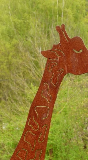 brown giraffe decor thumbnail