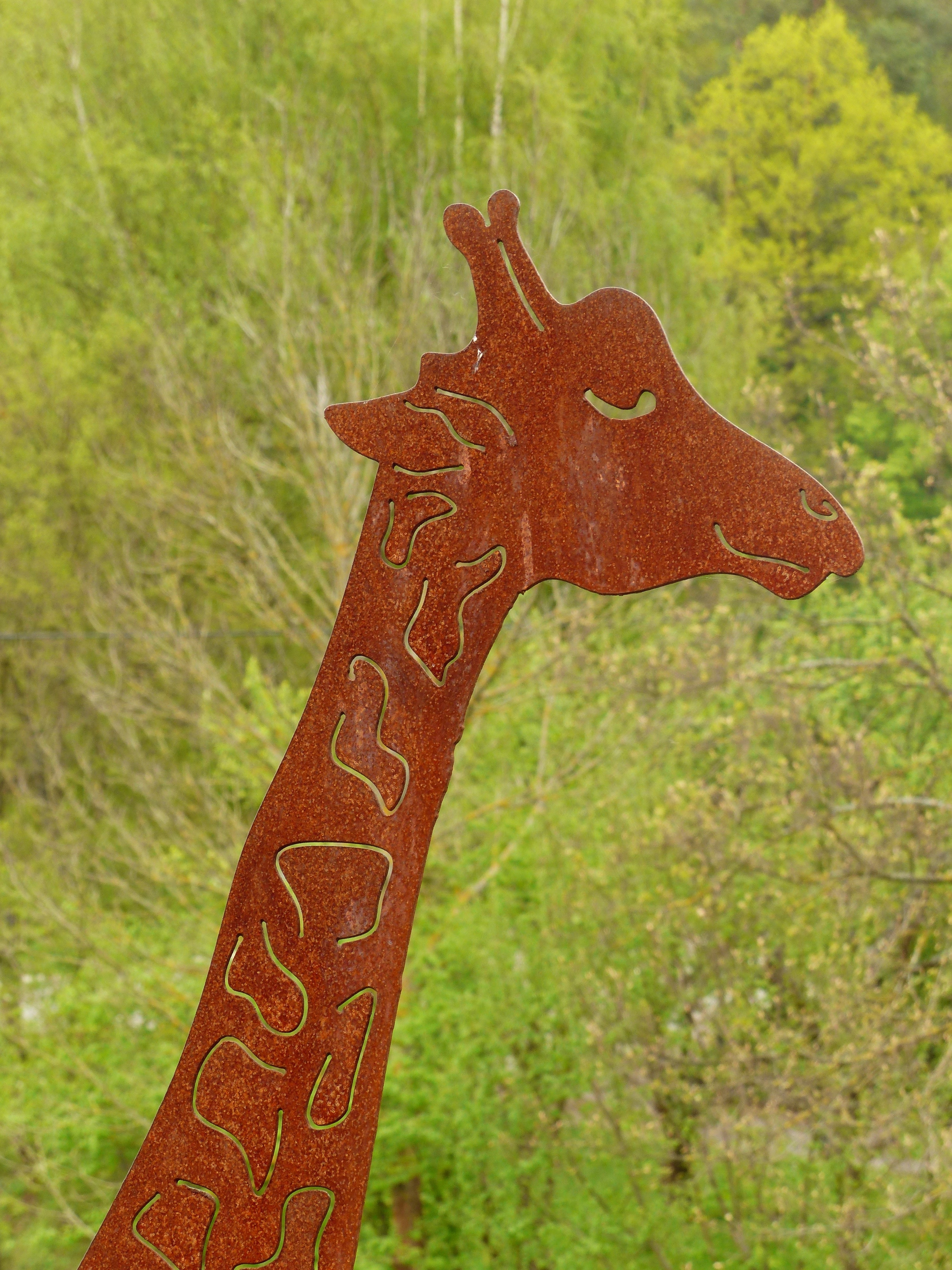 brown giraffe decor