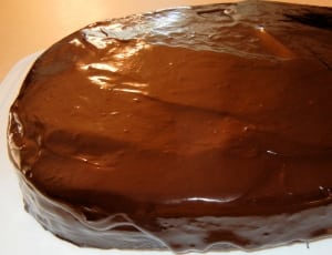 brown oval chocolate cake thumbnail
