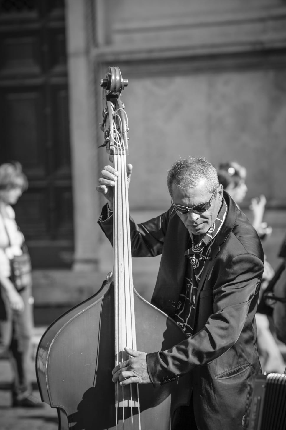 man playing cello preview