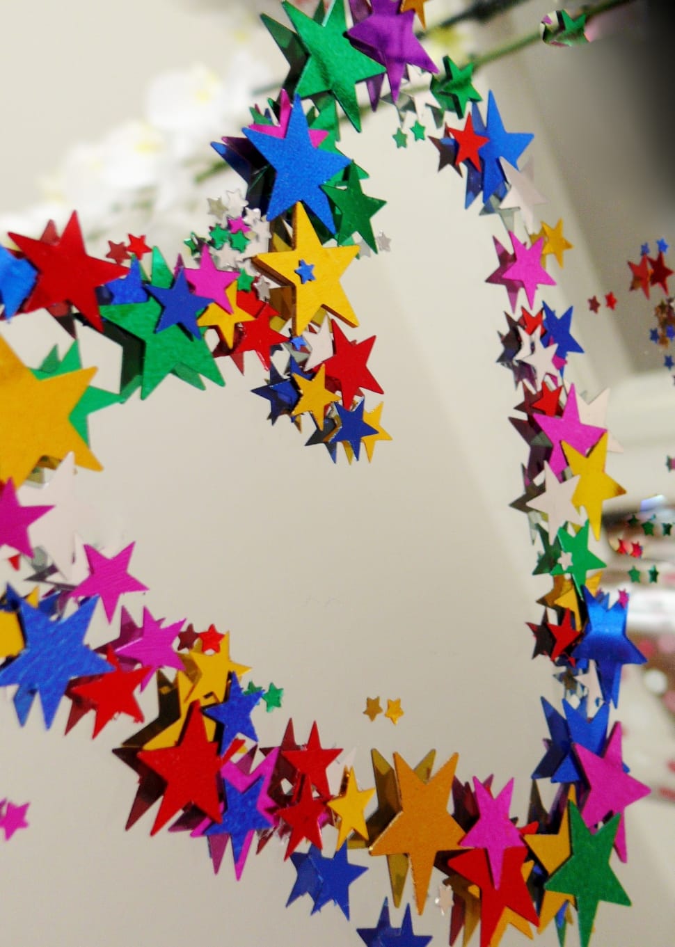 assorted colors star wall decor preview