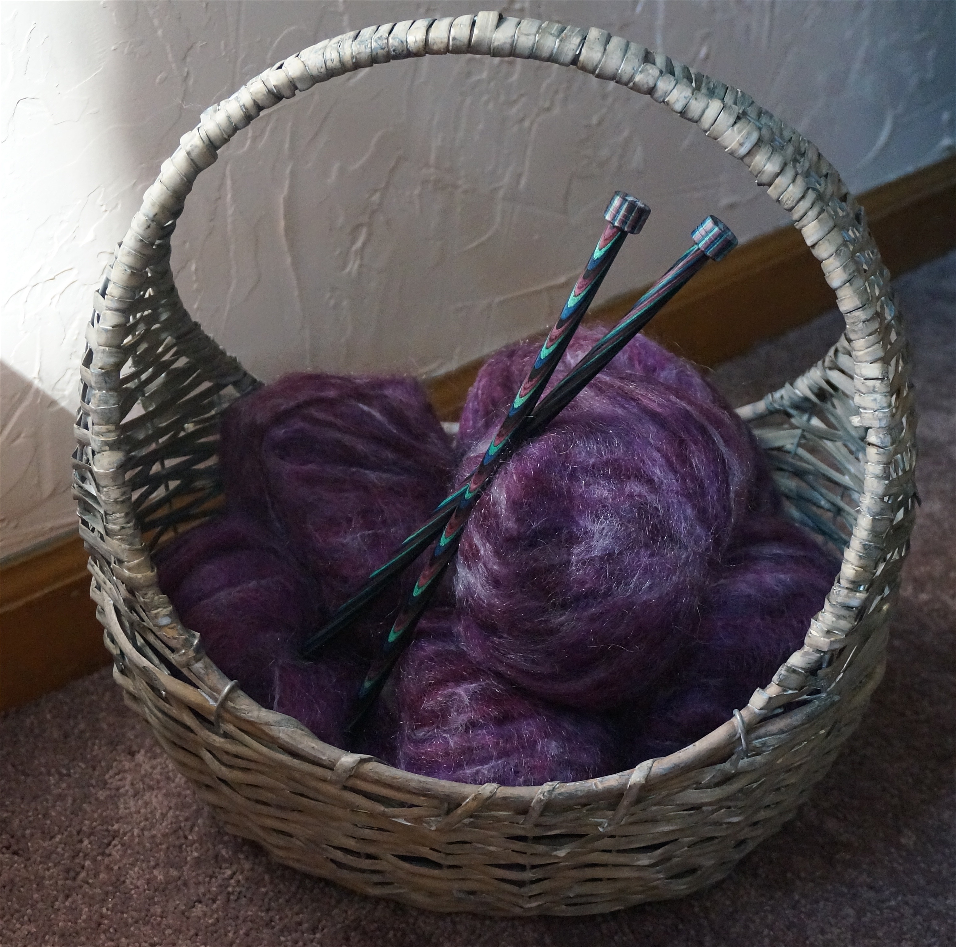 brown woven basket