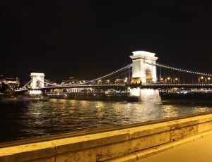 Budapest, Bridge, Hungary, Building, bridge - man made structure, suspension bridge thumbnail