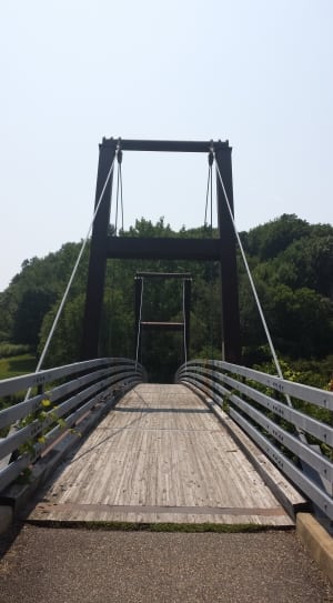 brown and gray suspension bridge thumbnail