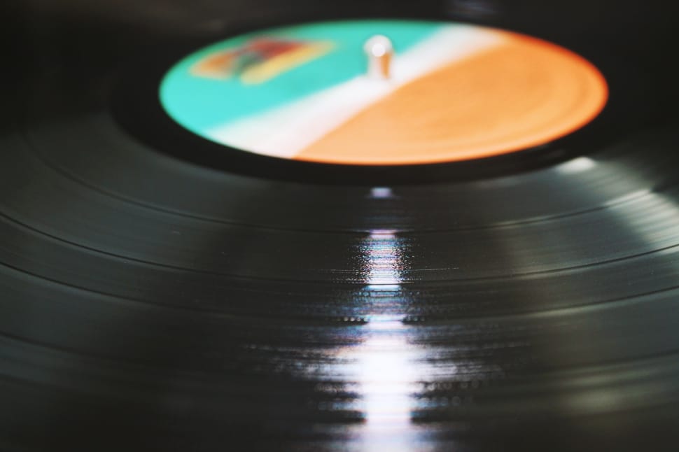 vinyl record playing preview
