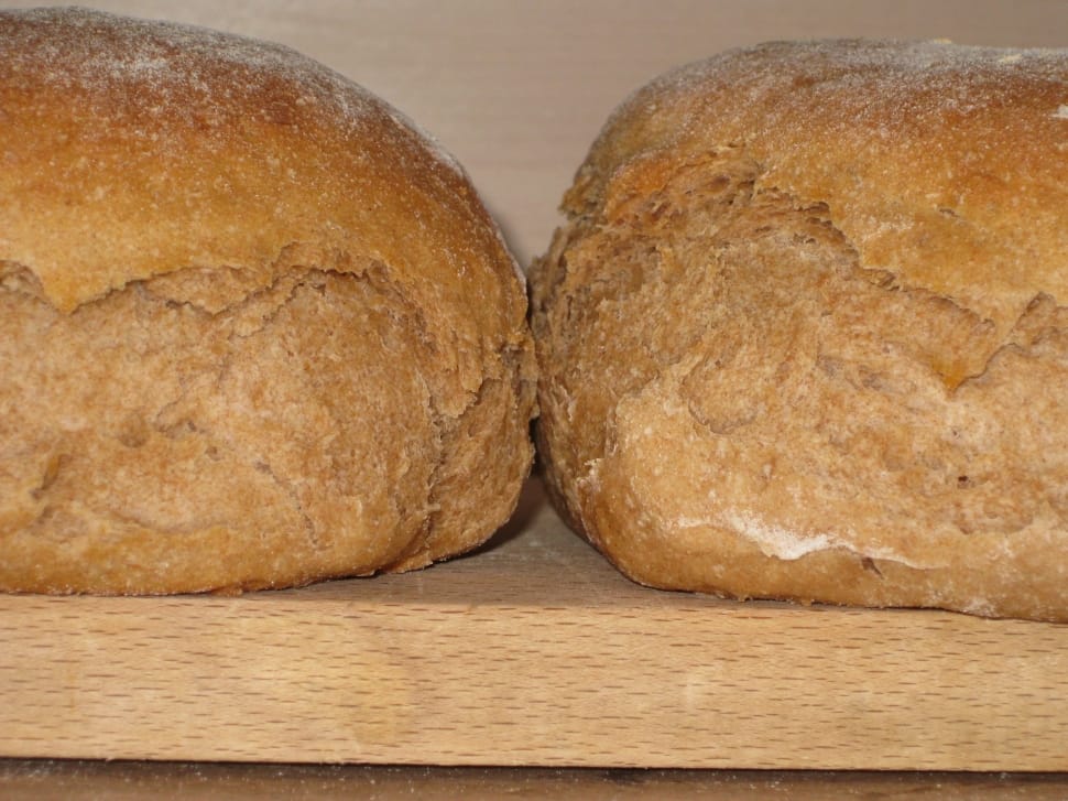 2 baked round breads preview