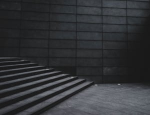 gray scale photo stairs thumbnail