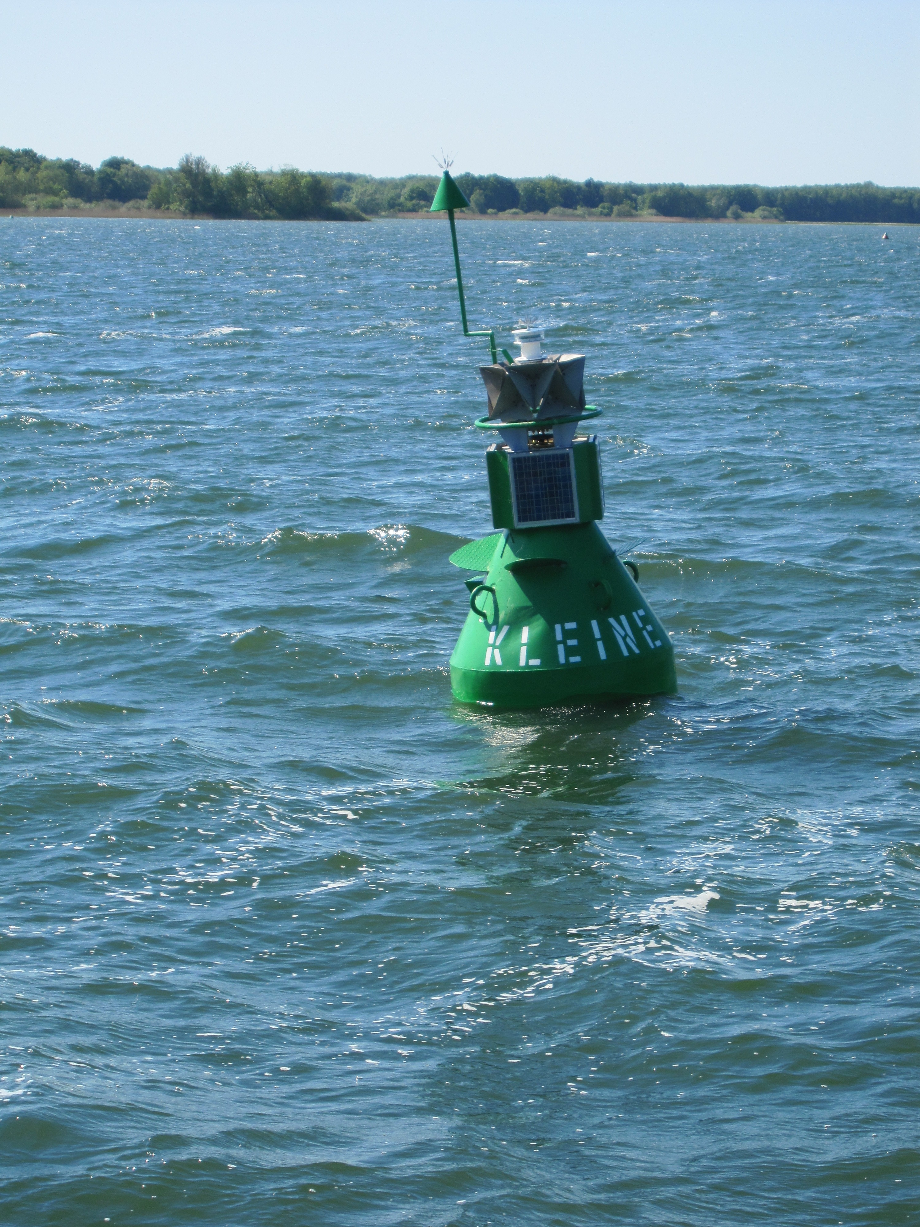 green sea buoy