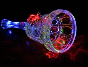 red,blue and purple lighted glass thumbnail