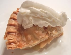 brown pie on white ceramic plate thumbnail