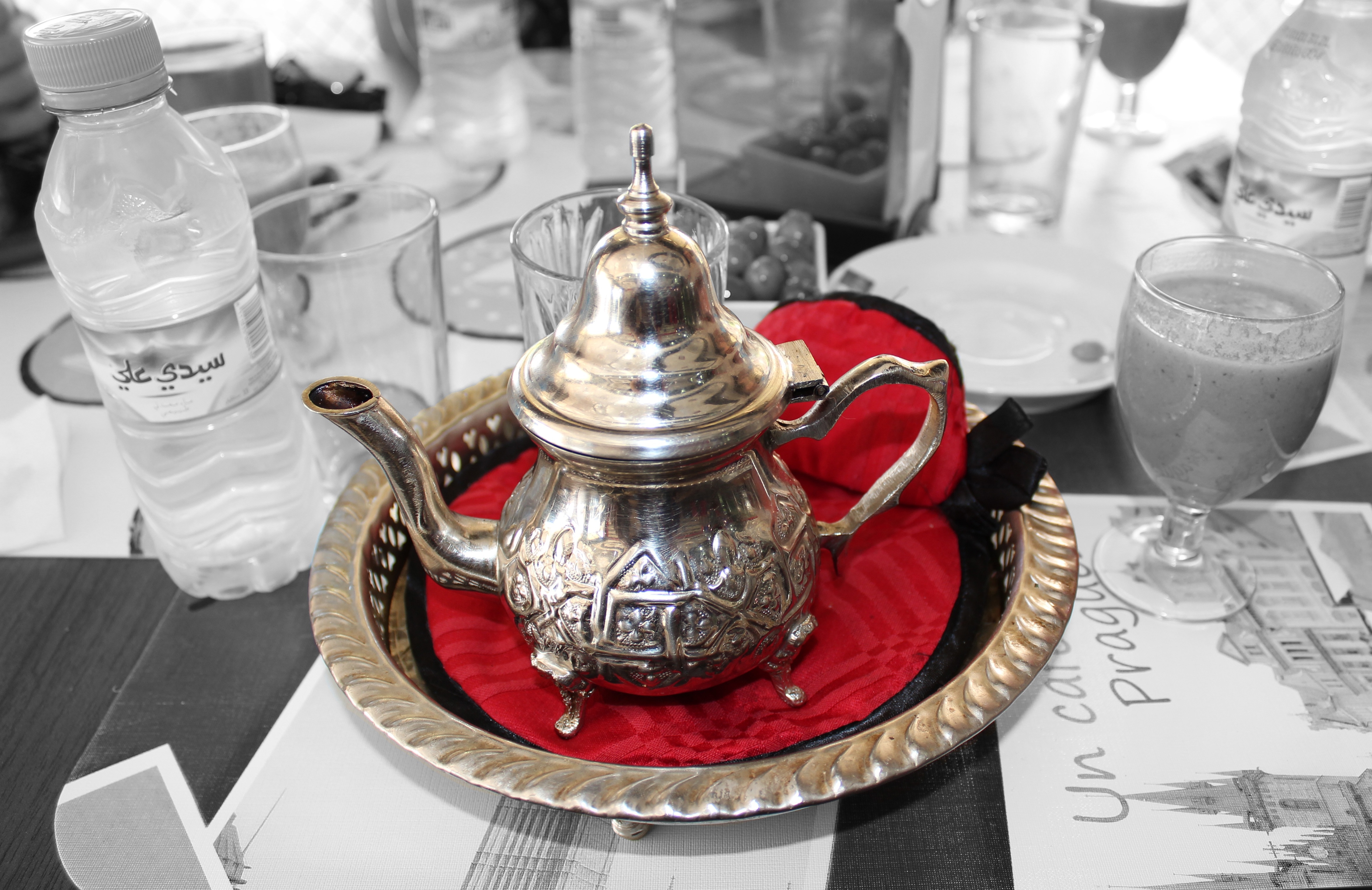 brass middle eastern teapot
