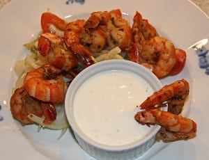 fried shrimp with white sauce thumbnail
