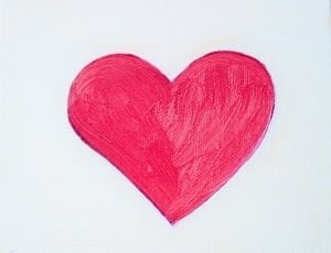pink heart sketch thumbnail