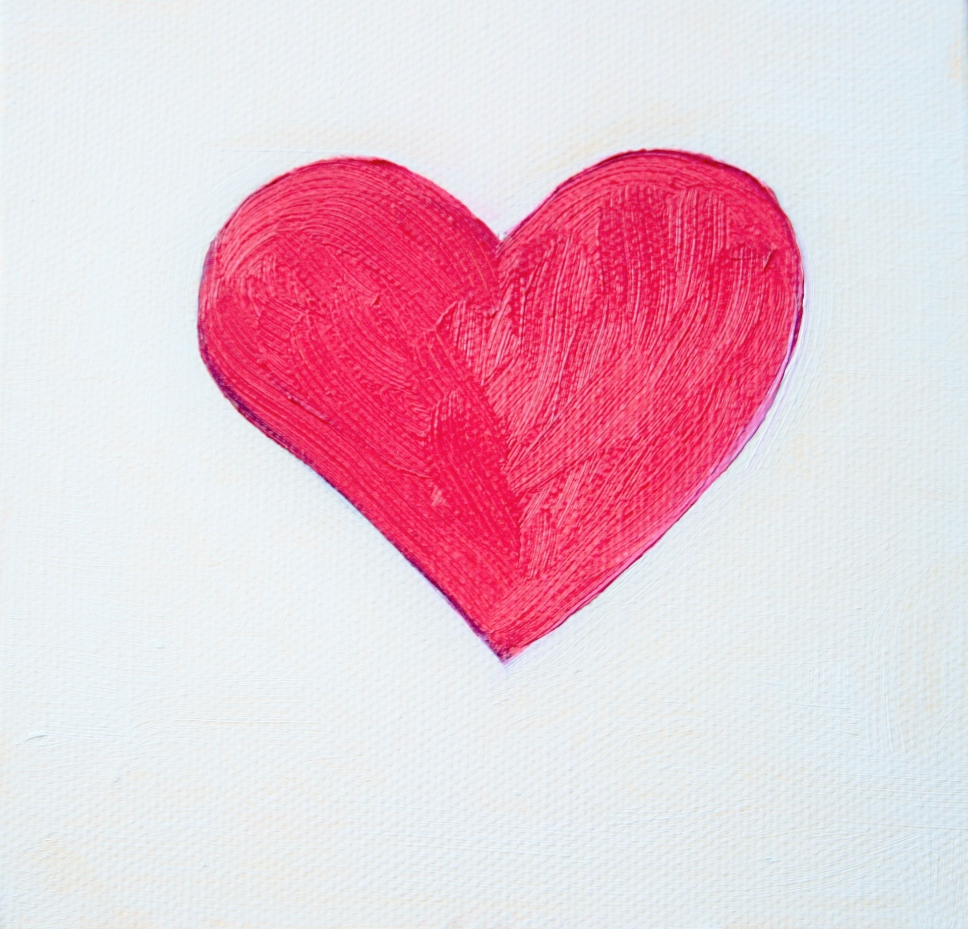 pink heart sketch