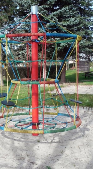 blue red and green playground toy thumbnail