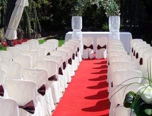 red carpet and chair lot thumbnail