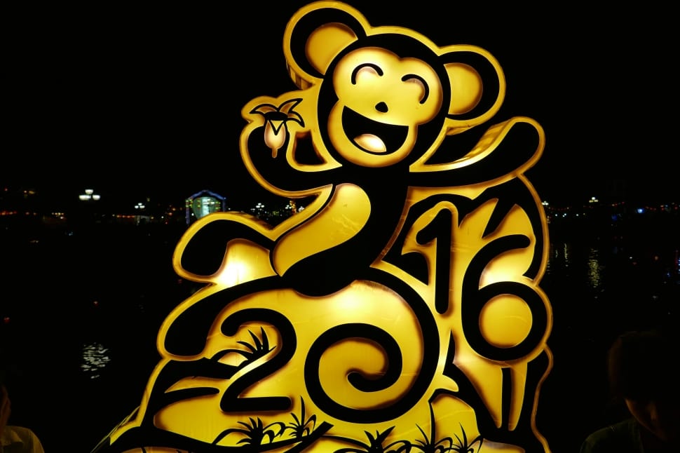 black and yellow monkey 2016 decor preview